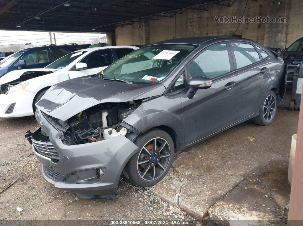 2016 Ford Fiesta Se Gray vin: 3FADP4BJ8GM102945