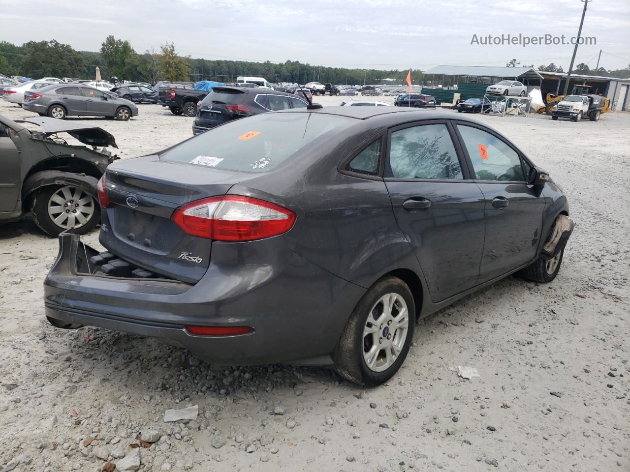 2016 Ford Fiesta Se Silver vin: 3FADP4BJ8GM106543