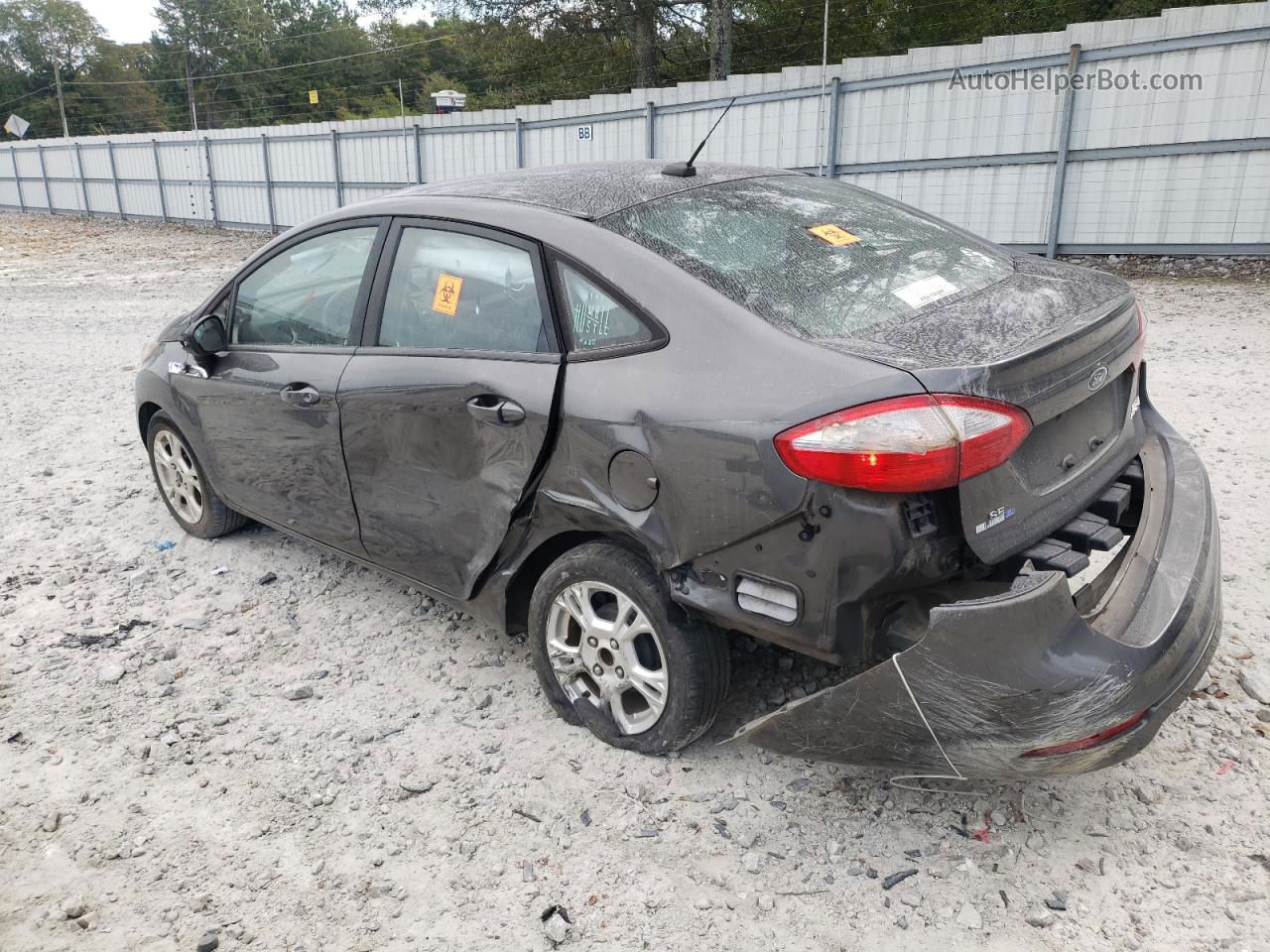 2016 Ford Fiesta Se Silver vin: 3FADP4BJ8GM106543