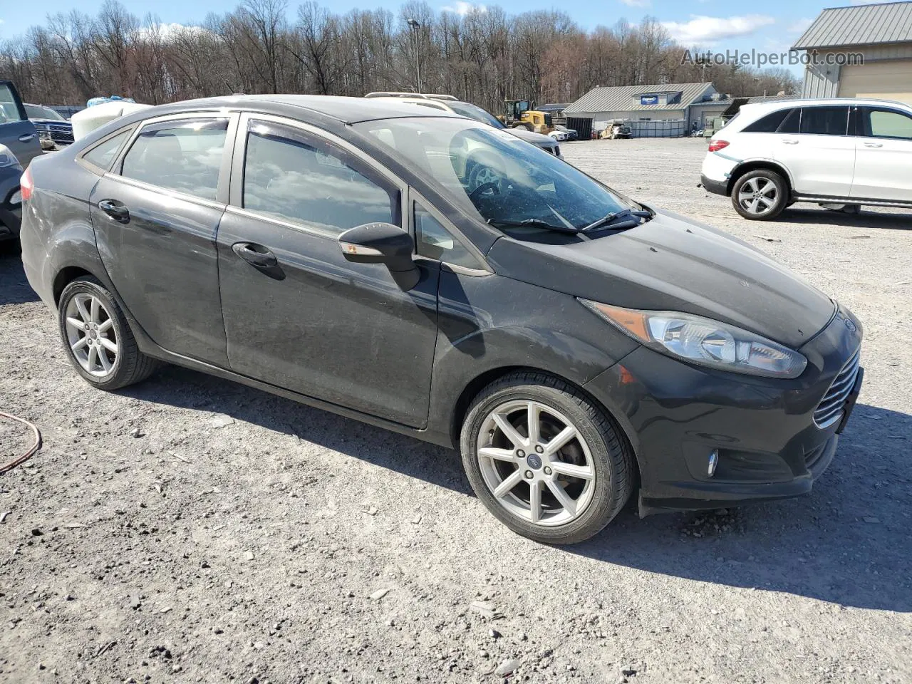 2016 Ford Fiesta Se Black vin: 3FADP4BJ8GM121981