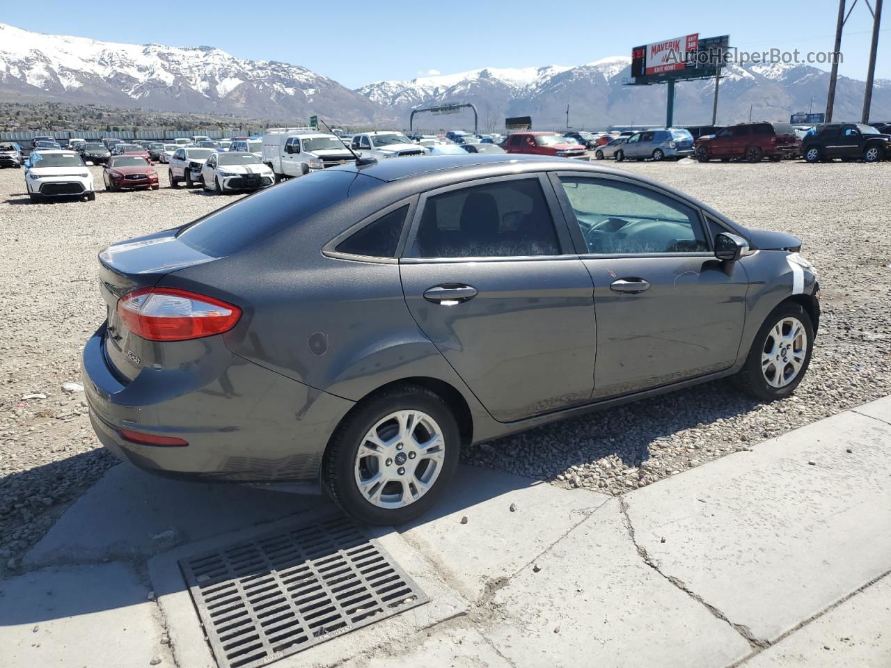 2016 Ford Fiesta Se Gray vin: 3FADP4BJ8GM122158