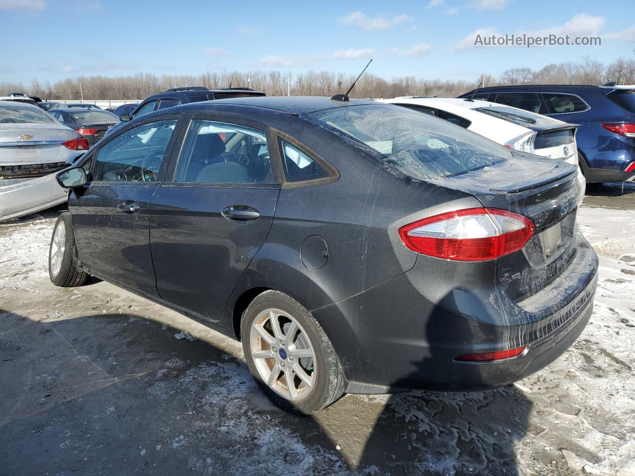 2016 Ford Fiesta Se Серый vin: 3FADP4BJ8GM130261