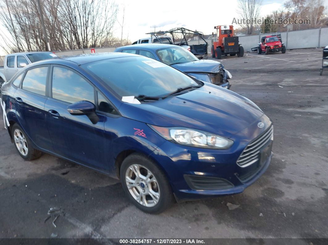 2016 Ford Fiesta Se Blue vin: 3FADP4BJ8GM143334