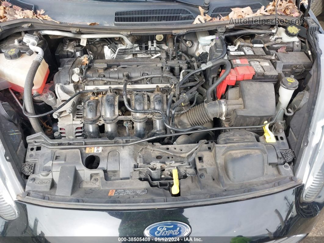 2016 Ford Fiesta Se Черный vin: 3FADP4BJ8GM153412