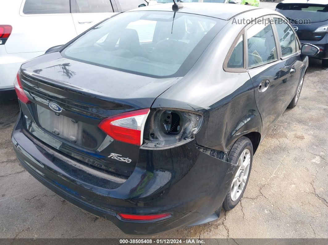 2016 Ford Fiesta Se Черный vin: 3FADP4BJ8GM153412