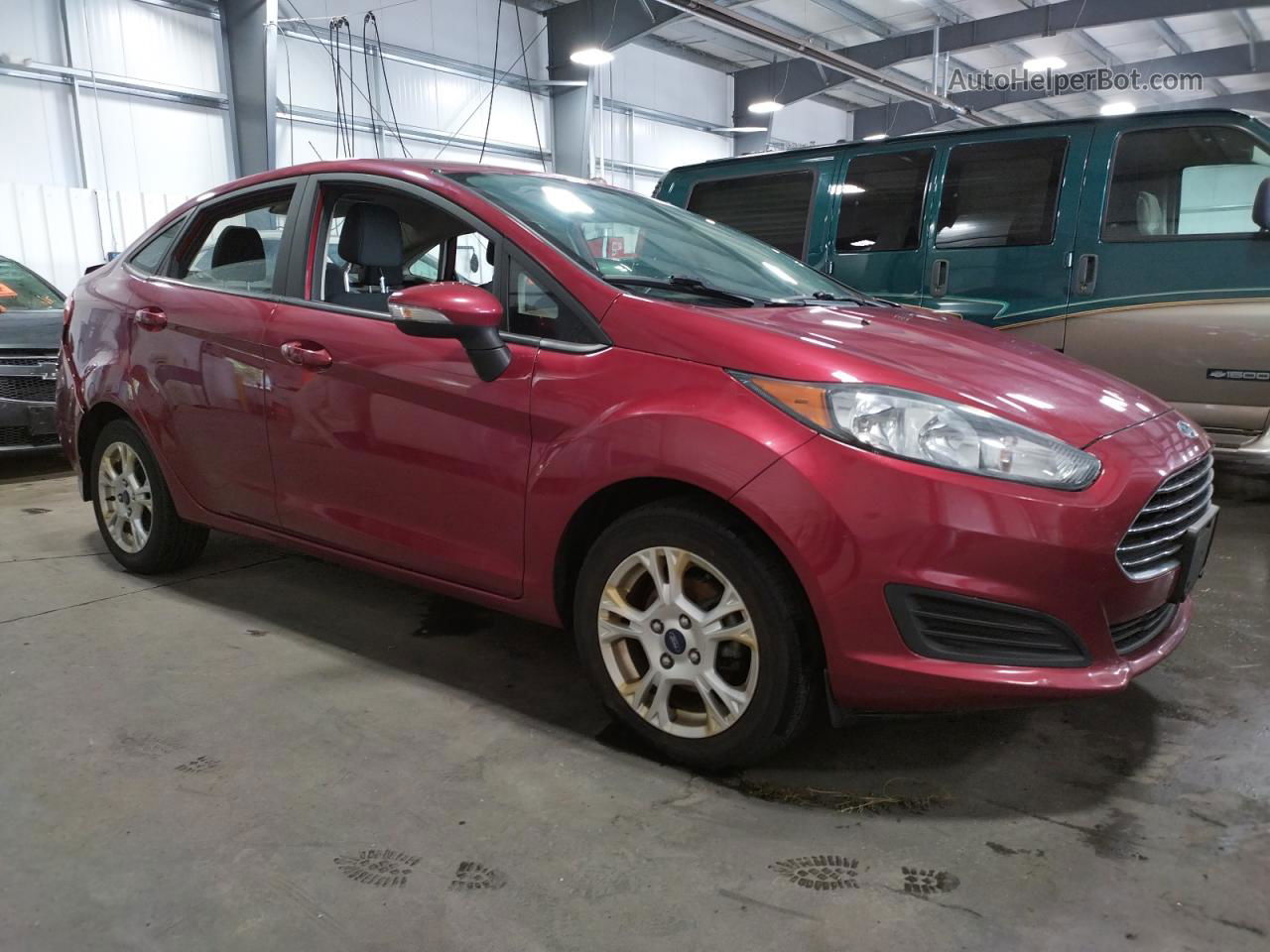 2016 Ford Fiesta Se Red vin: 3FADP4BJ8GM156245