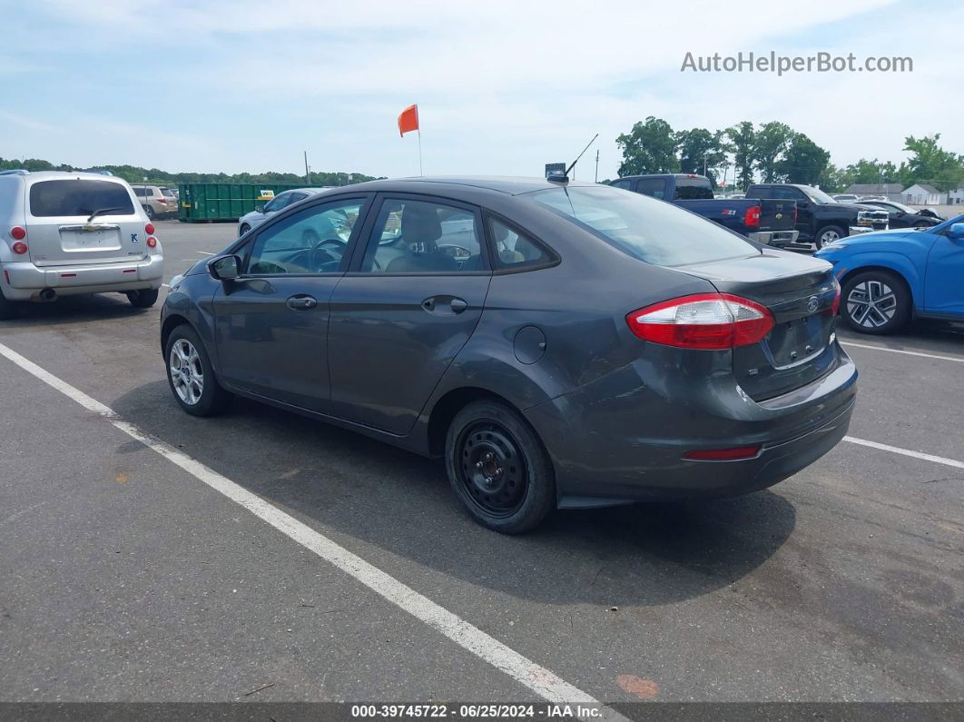 2016 Ford Fiesta Se Gray vin: 3FADP4BJ8GM206058