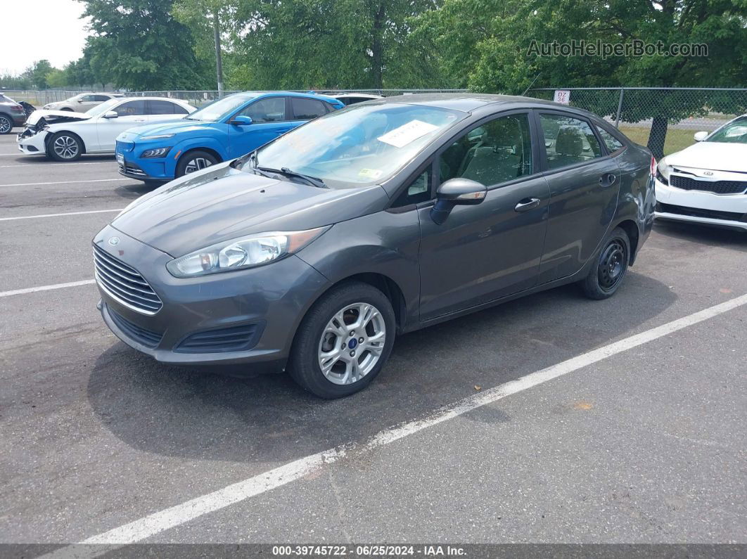 2016 Ford Fiesta Se Gray vin: 3FADP4BJ8GM206058