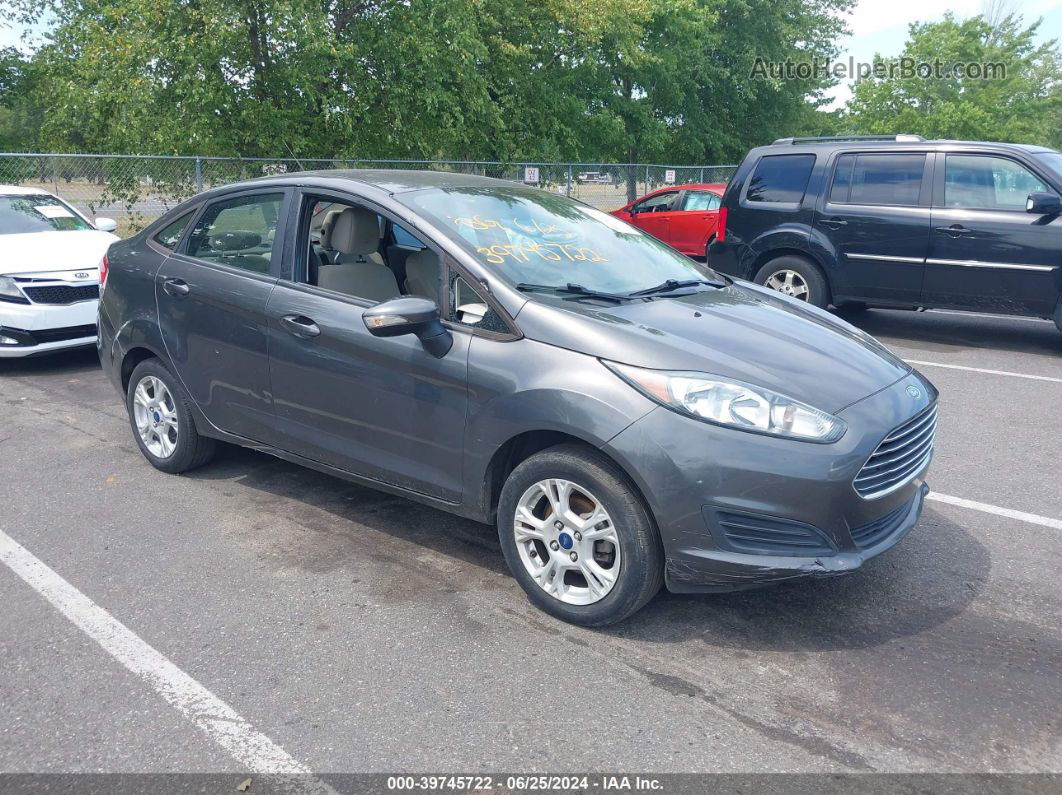 2016 Ford Fiesta Se Gray vin: 3FADP4BJ8GM206058