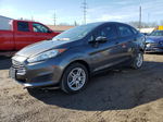 2017 Ford Fiesta Se Gray vin: 3FADP4BJ8HM110660