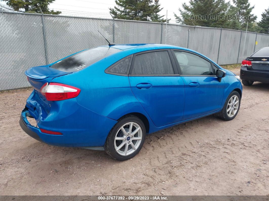 2017 Ford Fiesta Se Blue vin: 3FADP4BJ8HM130584