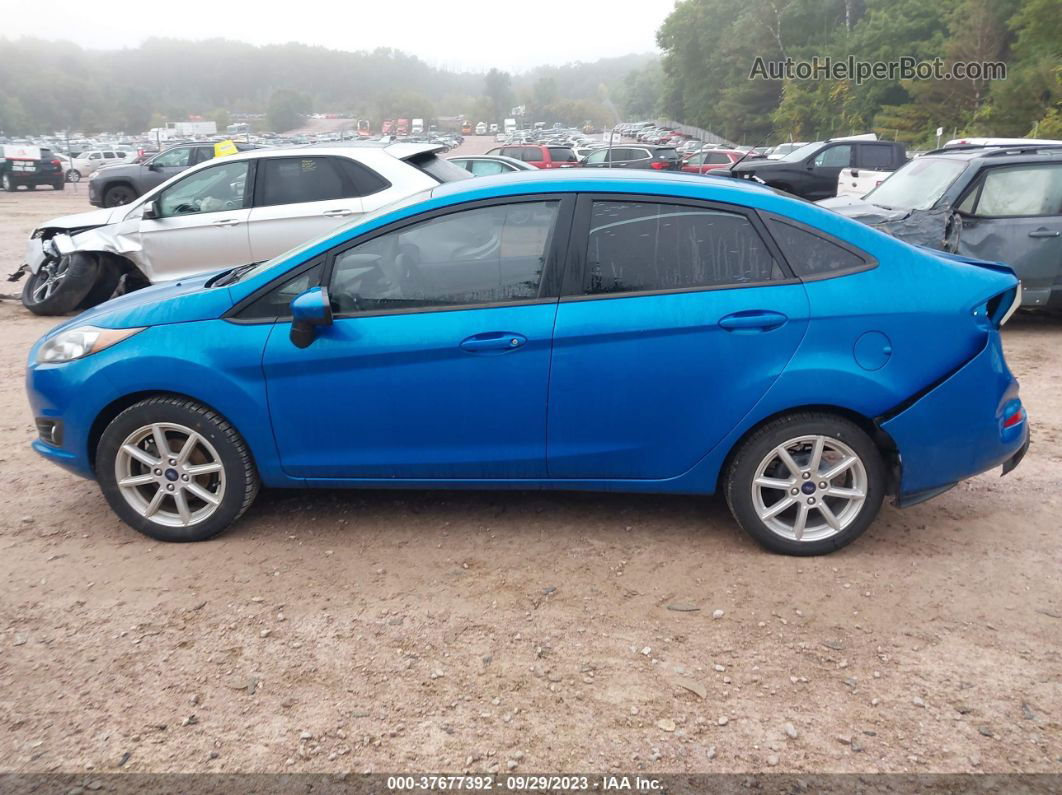 2017 Ford Fiesta Se Синий vin: 3FADP4BJ8HM130584