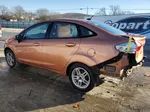 2017 Ford Fiesta Se Orange vin: 3FADP4BJ8HM135879