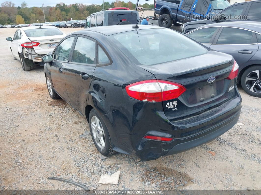 2019 Ford Fiesta Se Black vin: 3FADP4BJ8KM100959