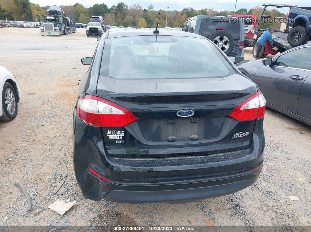 2019 Ford Fiesta Se Black vin: 3FADP4BJ8KM100959