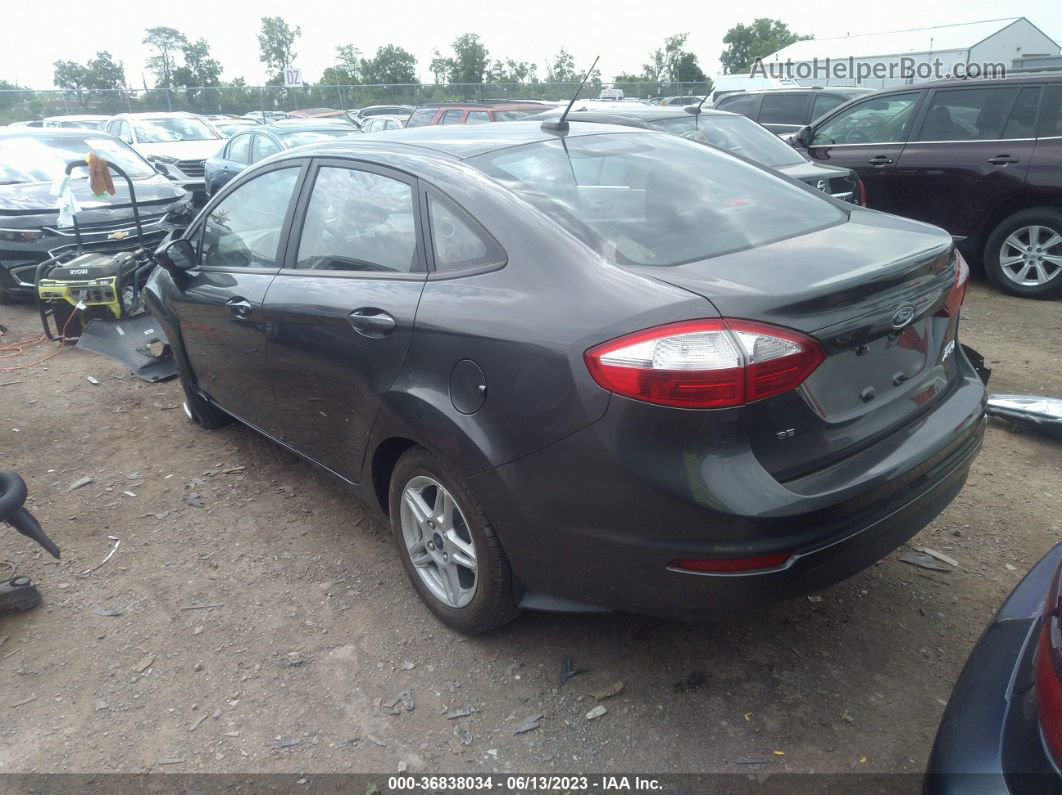 2019 Ford Fiesta Se Gray vin: 3FADP4BJ8KM104543