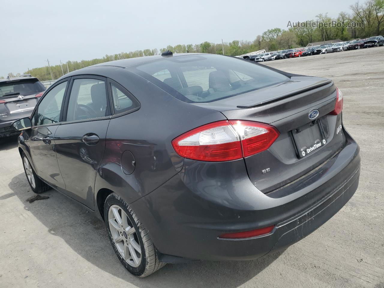 2019 Ford Fiesta Se Gray vin: 3FADP4BJ8KM105272