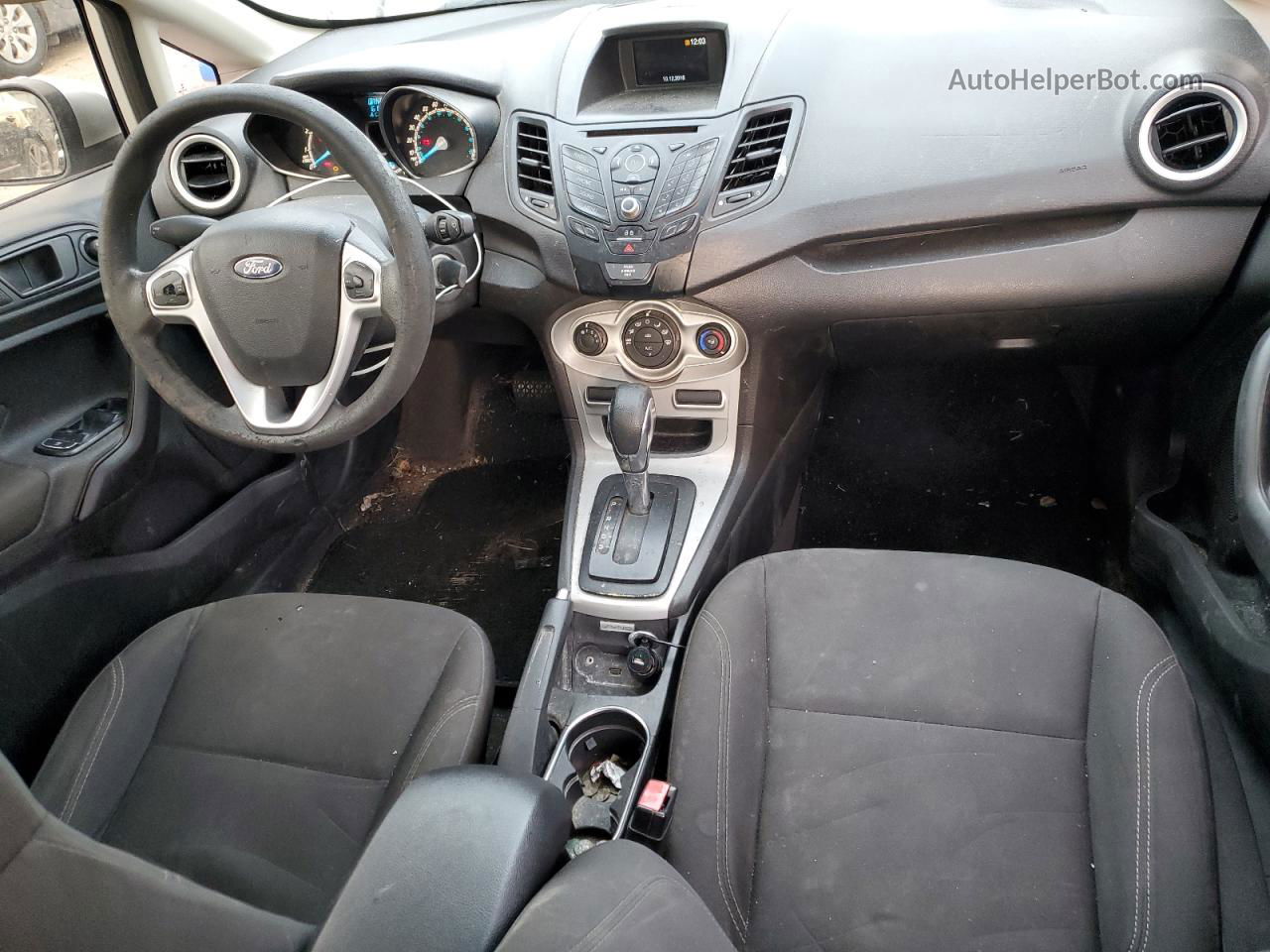 2019 Ford Fiesta Se Gray vin: 3FADP4BJ8KM108804