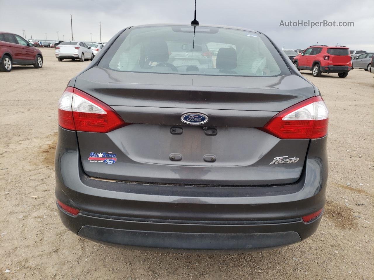 2019 Ford Fiesta Se Gray vin: 3FADP4BJ8KM132312