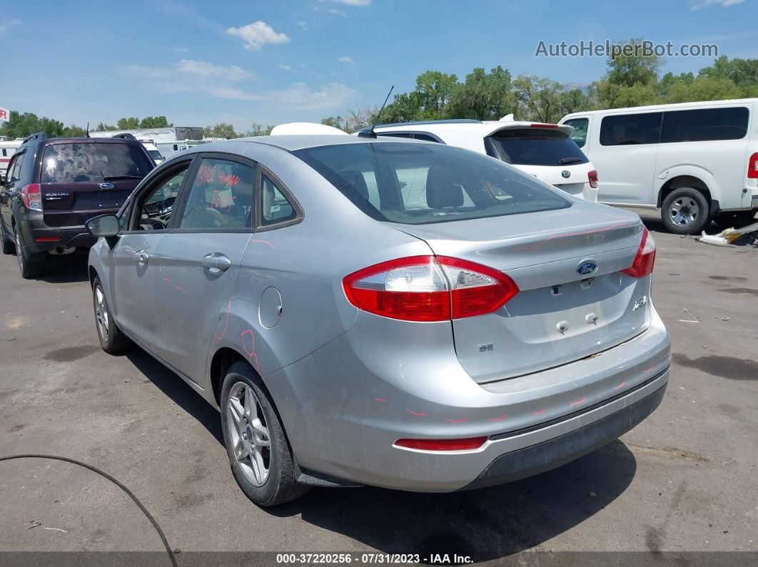 2019 Ford Fiesta Se Silver vin: 3FADP4BJ8KM141396
