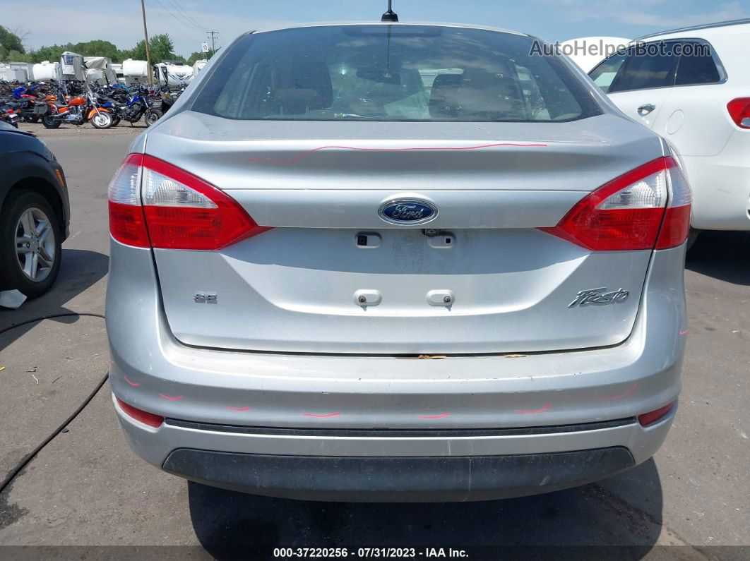 2019 Ford Fiesta Se Silver vin: 3FADP4BJ8KM141396