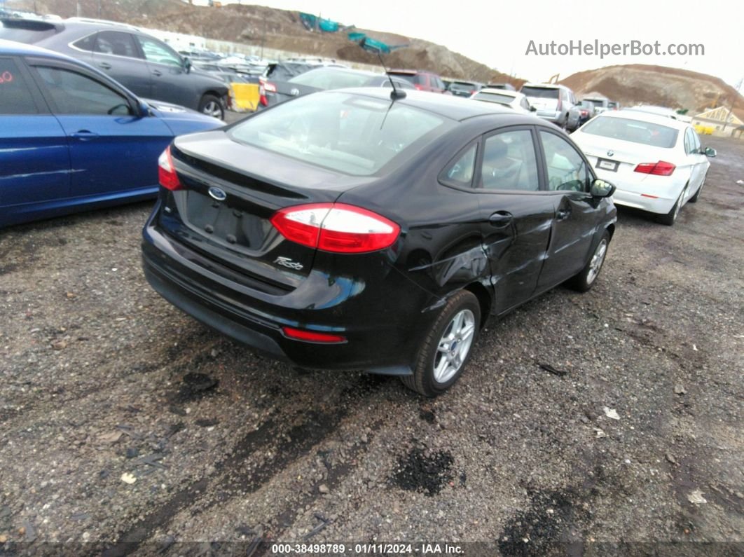 2019 Ford Fiesta Se Черный vin: 3FADP4BJ8KM155833