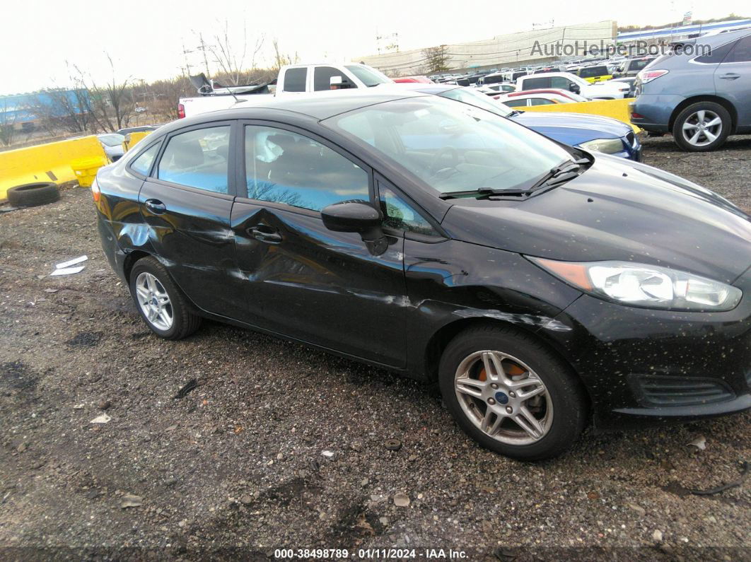 2019 Ford Fiesta Se Black vin: 3FADP4BJ8KM155833