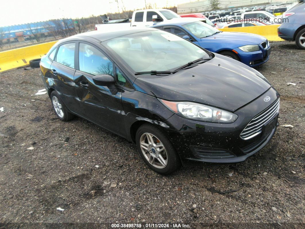 2019 Ford Fiesta Se Black vin: 3FADP4BJ8KM155833