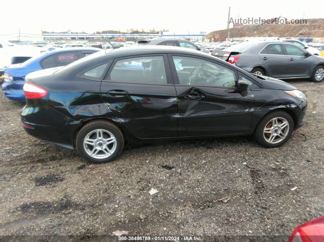 2019 Ford Fiesta Se Black vin: 3FADP4BJ8KM155833