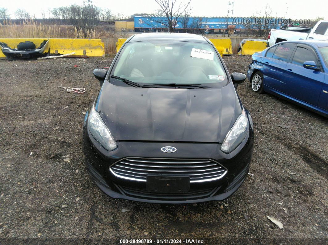 2019 Ford Fiesta Se Черный vin: 3FADP4BJ8KM155833