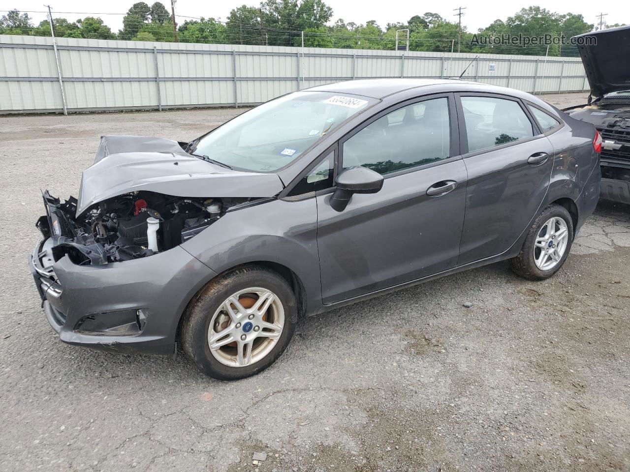 2019 Ford Fiesta Se Charcoal vin: 3FADP4BJ8KM159543