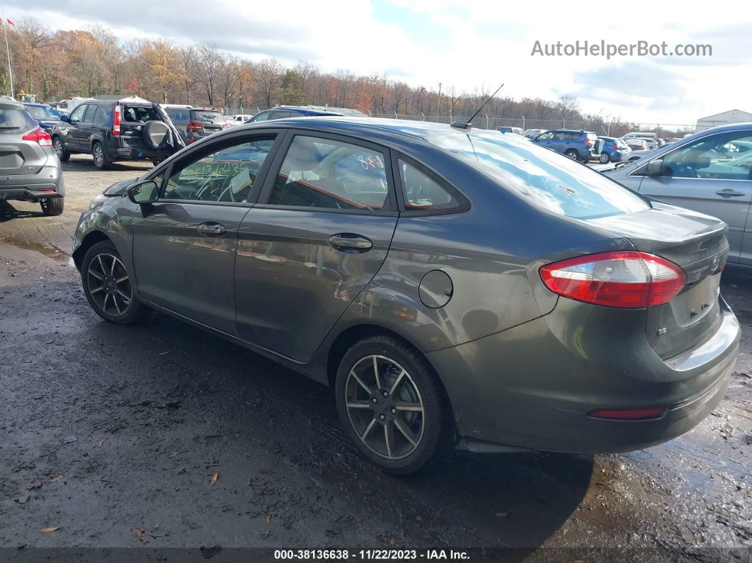 2019 Ford Fiesta Se Gray vin: 3FADP4BJ8KM161793