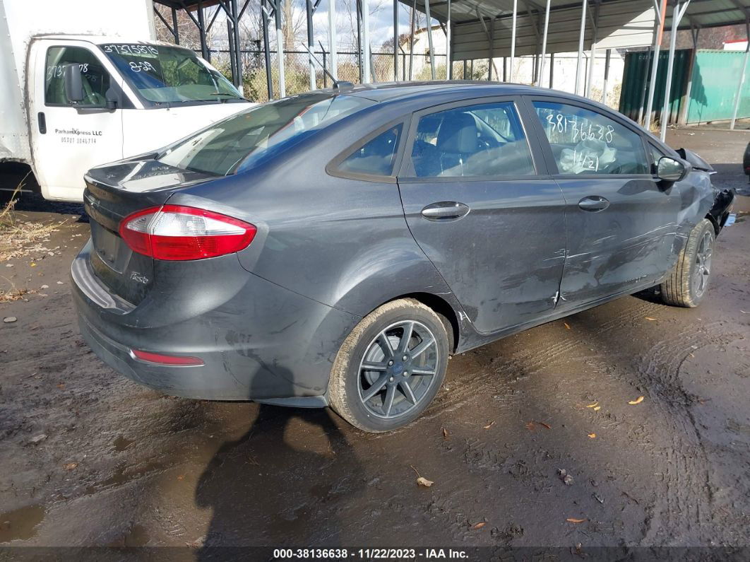 2019 Ford Fiesta Se Серый vin: 3FADP4BJ8KM161793