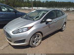 2019 Ford Fiesta Se Silver vin: 3FADP4BJ8KM164600