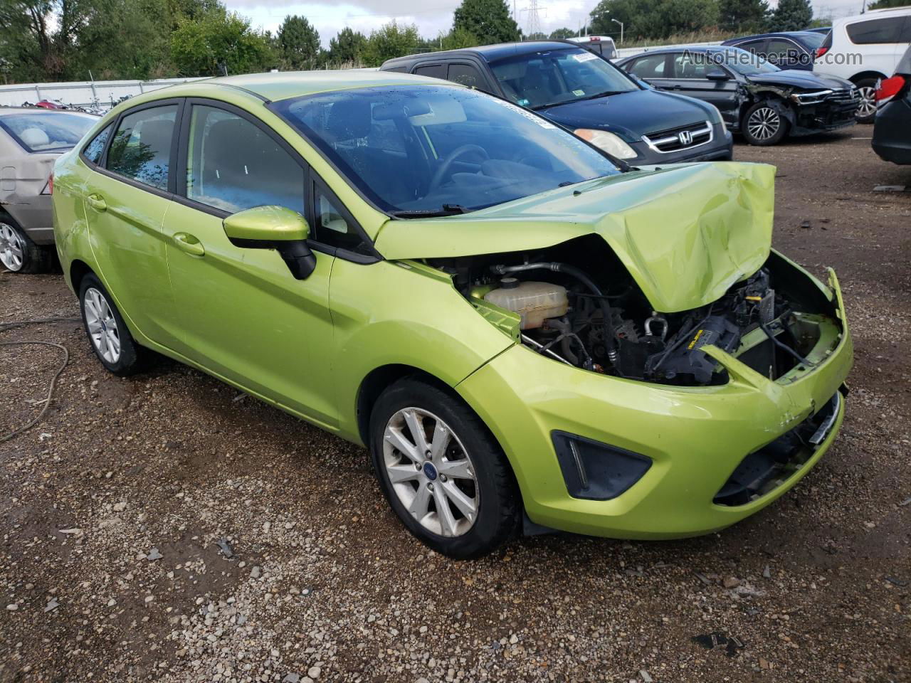 2011 Ford Fiesta Se Green vin: 3FADP4BJ9BM171443