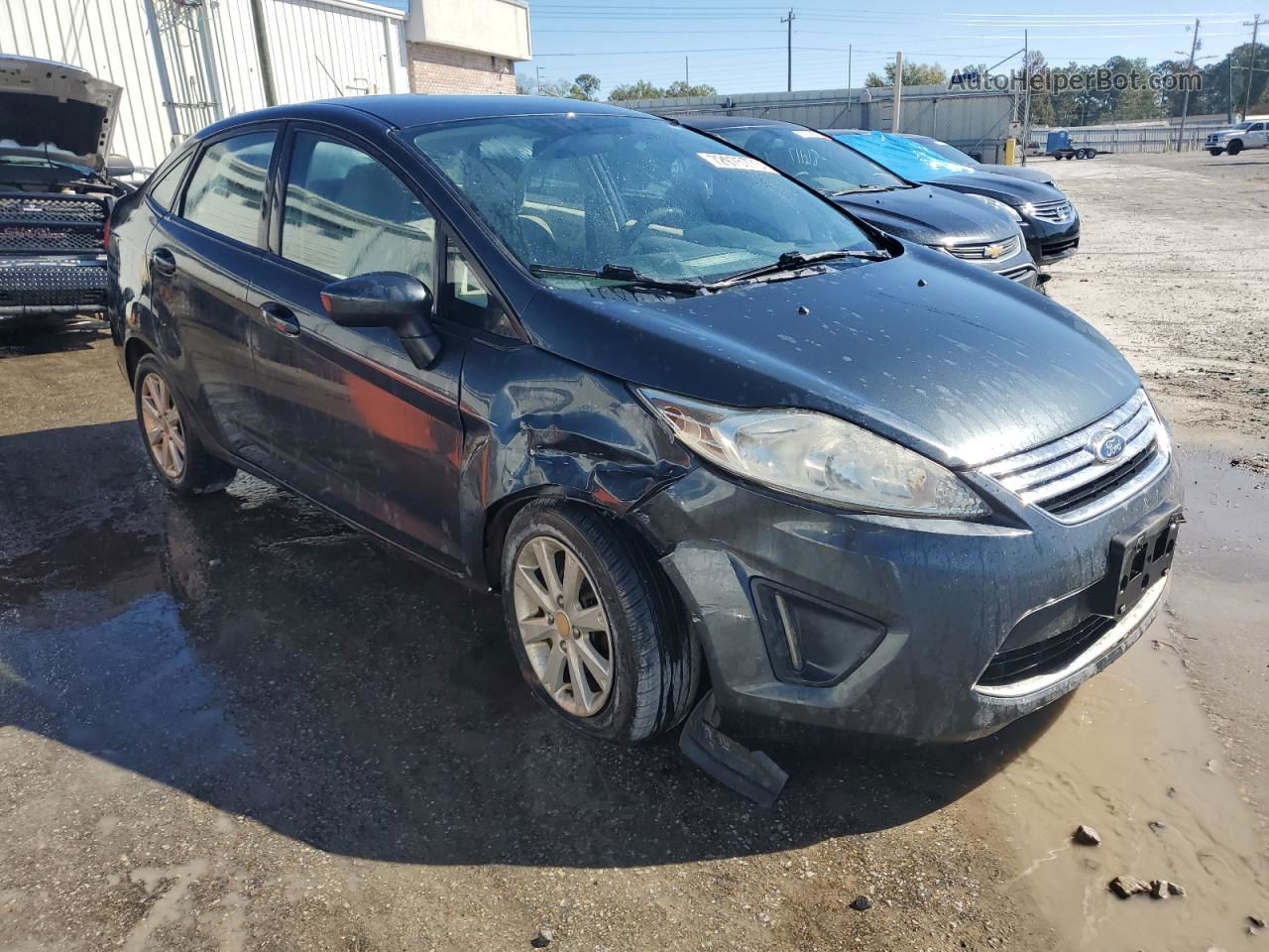 2011 Ford Fiesta Se Черный vin: 3FADP4BJ9BM212153