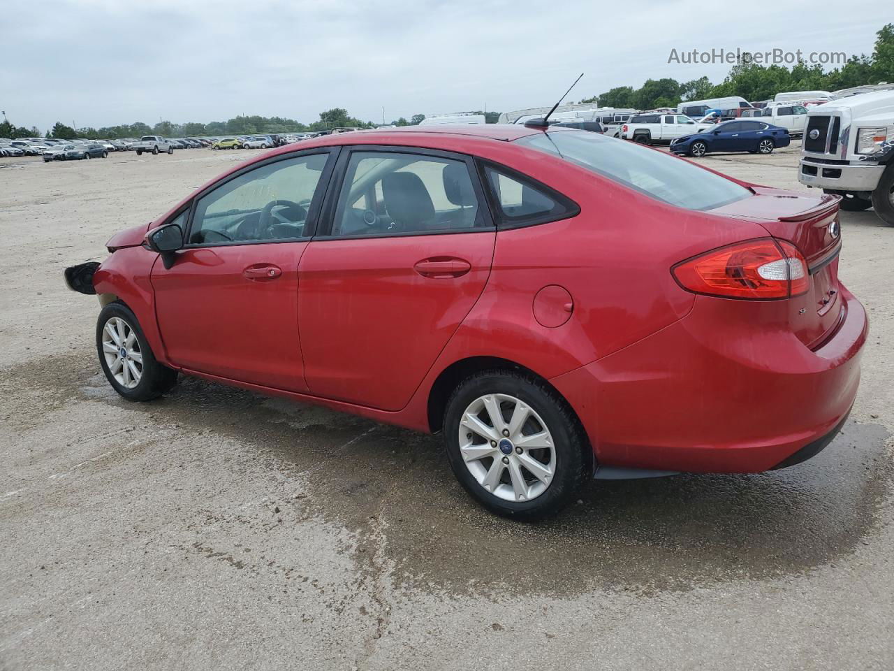 2011 Ford Fiesta Se Red vin: 3FADP4BJ9BM218910