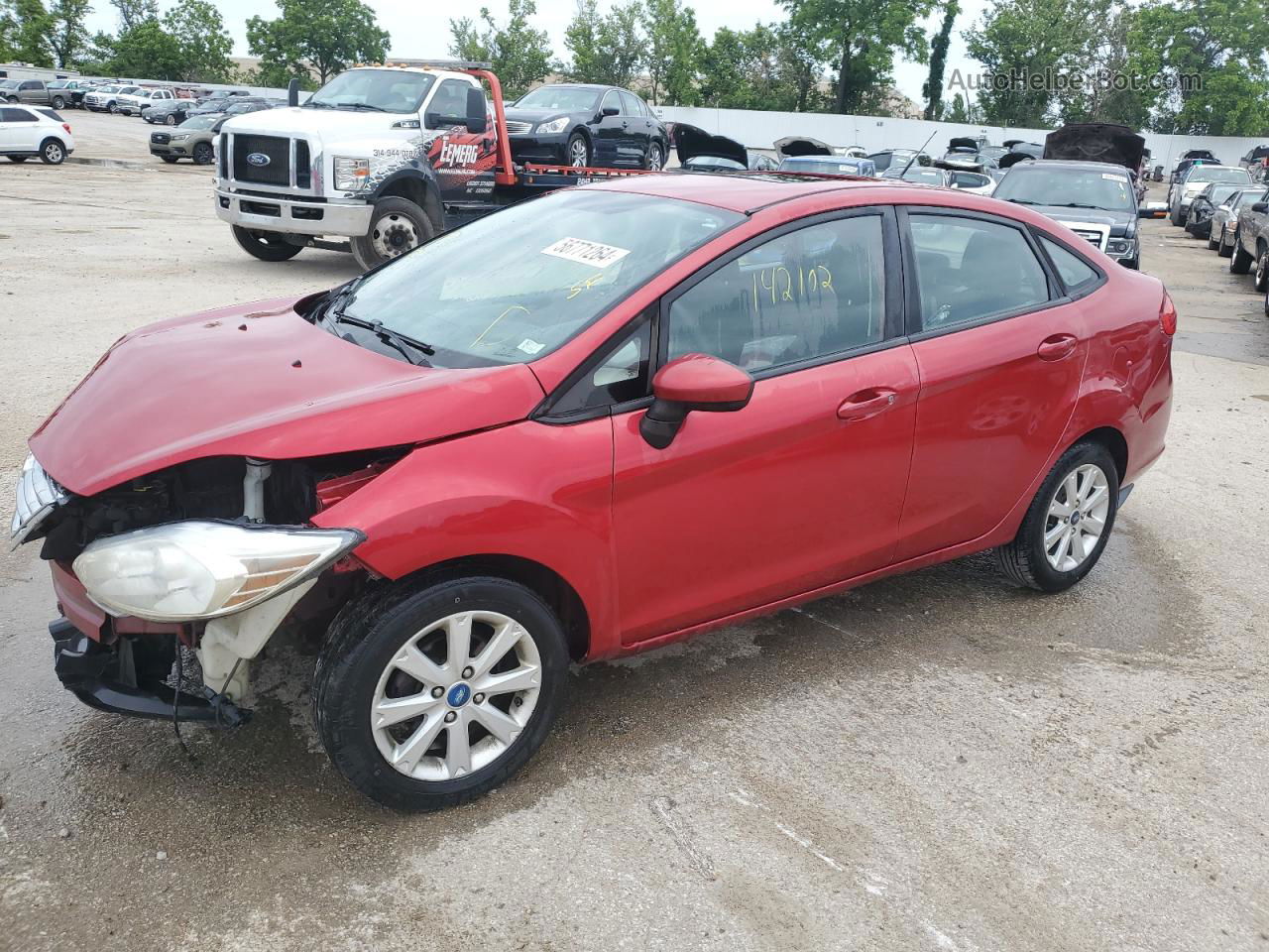 2011 Ford Fiesta Se Red vin: 3FADP4BJ9BM218910