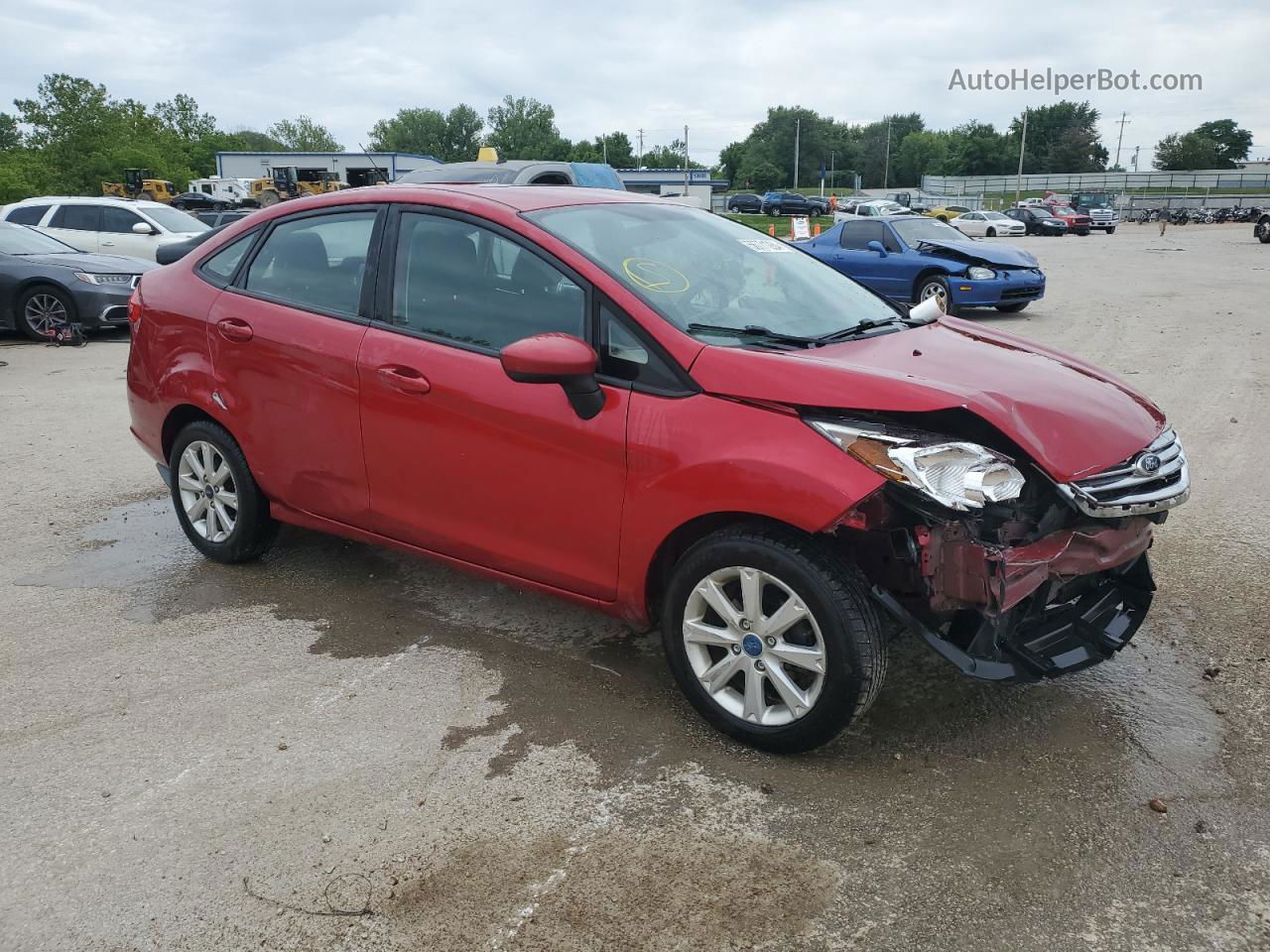 2011 Ford Fiesta Se Red vin: 3FADP4BJ9BM218910