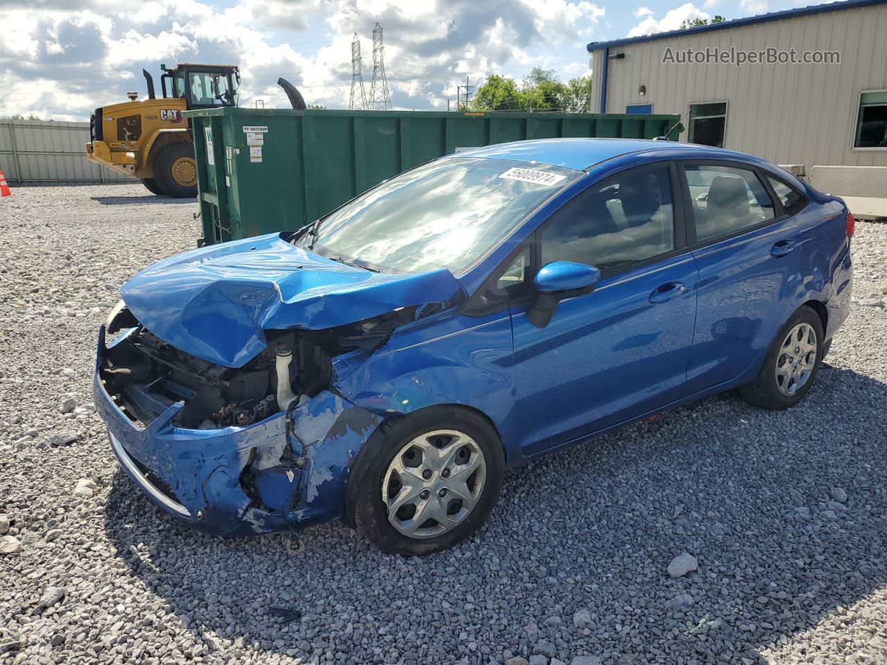 2011 Ford Fiesta Se Blue vin: 3FADP4BJ9BM227526