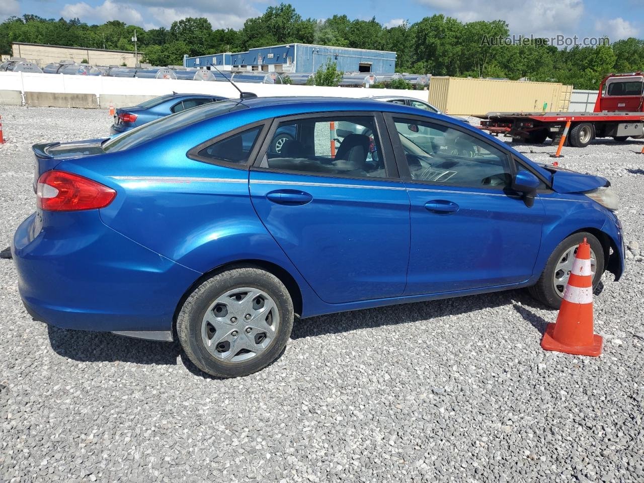 2011 Ford Fiesta Se Blue vin: 3FADP4BJ9BM227526