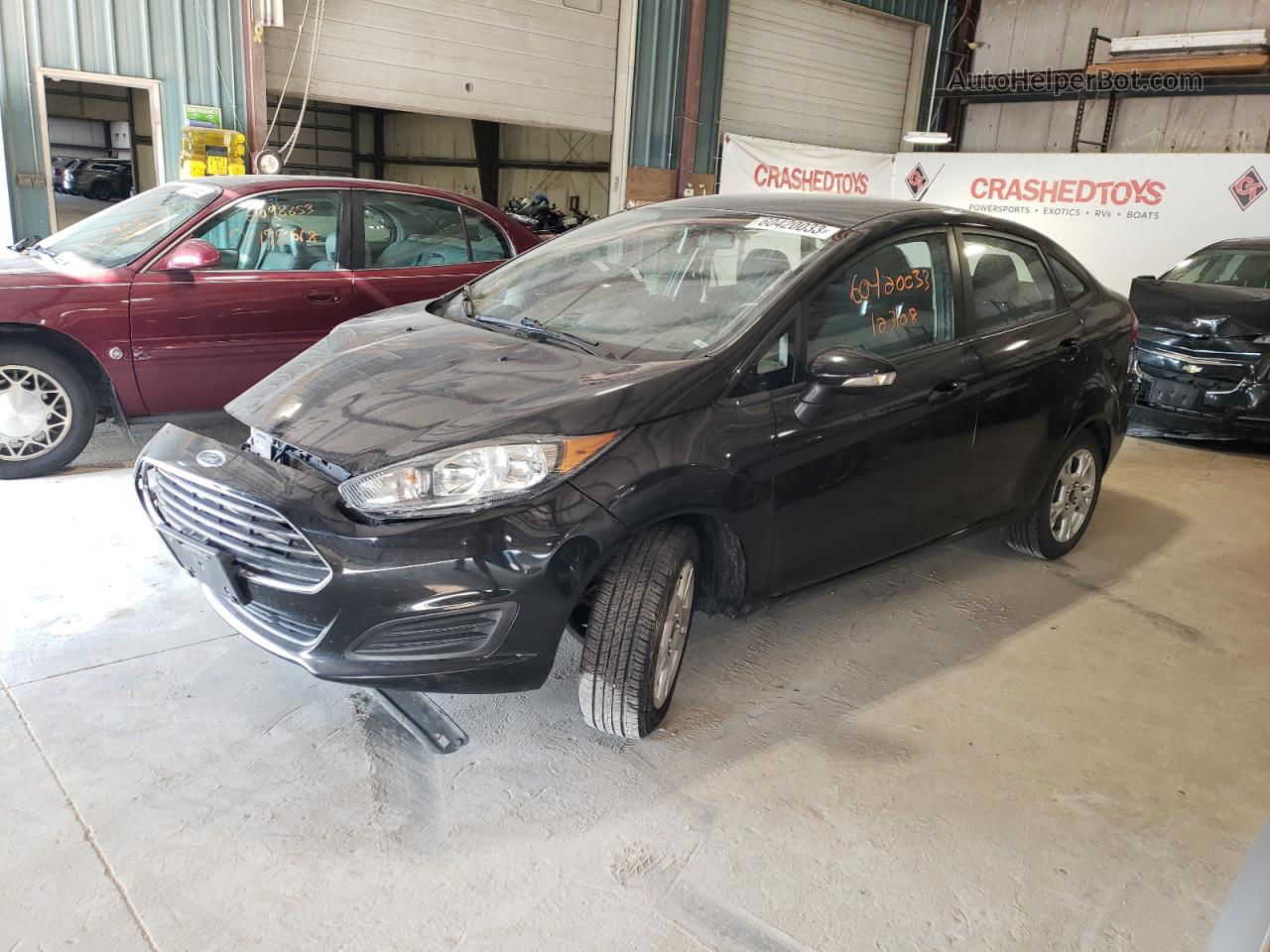 2015 Ford Fiesta Se Black vin: 3FADP4BJ9FM114245