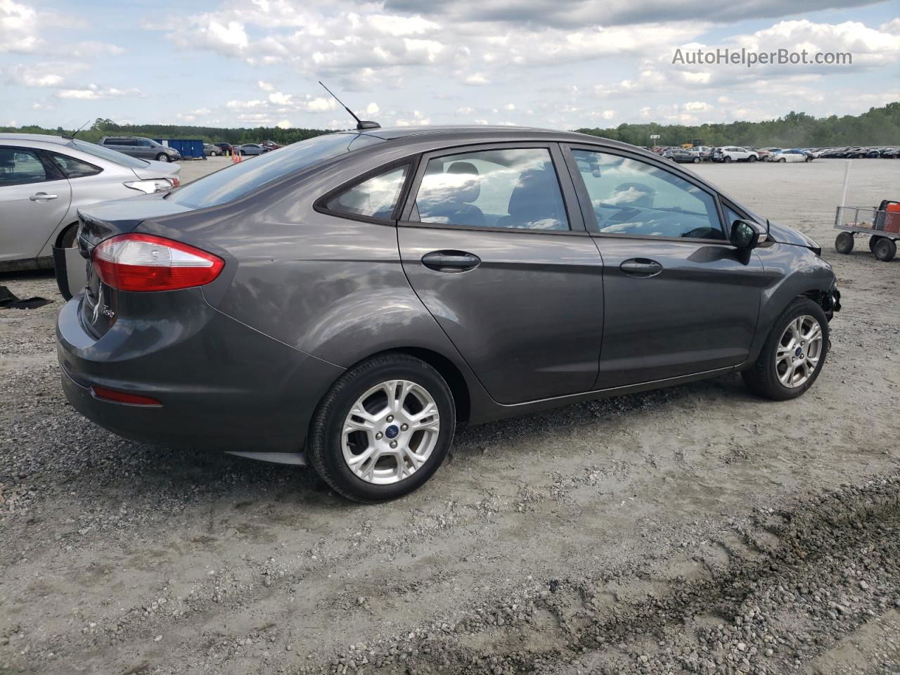 2015 Ford Fiesta Se Gray vin: 3FADP4BJ9FM120661