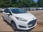 2015 Ford Fiesta Se White vin: 3FADP4BJ9FM136360