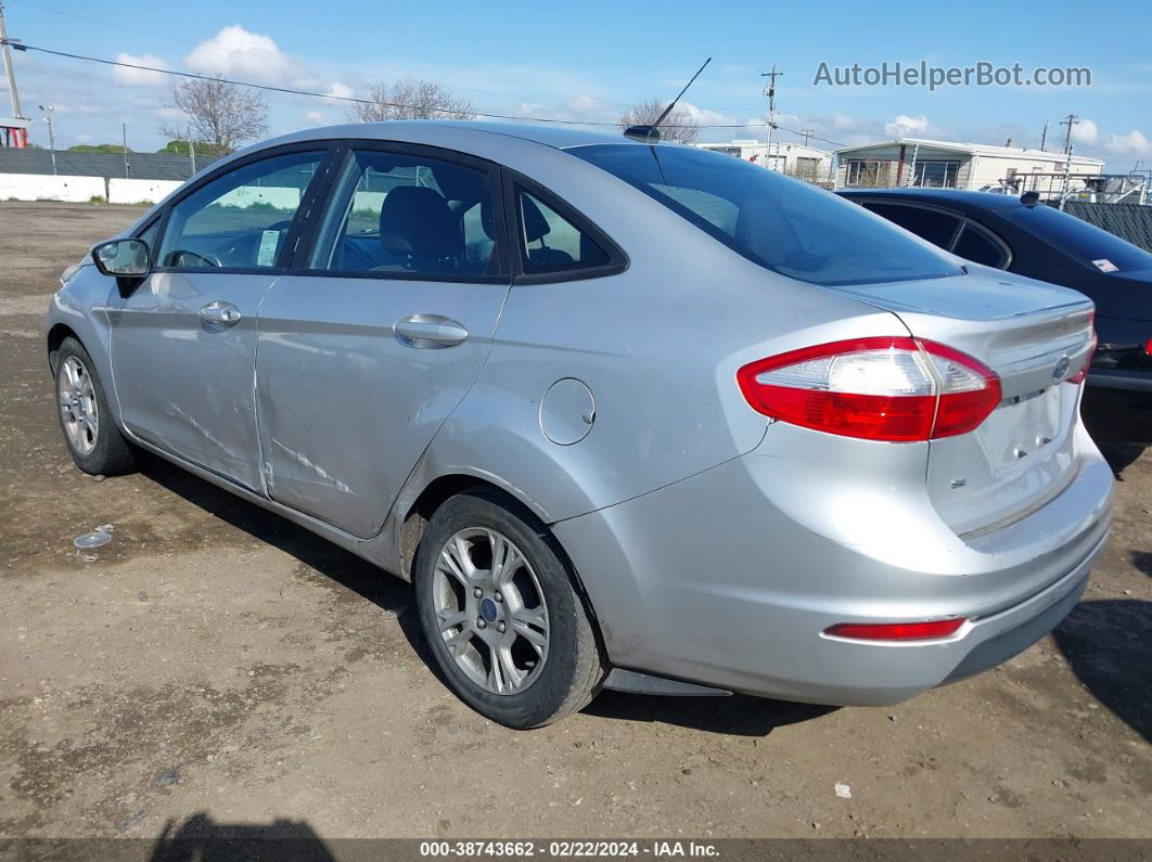 2015 Ford Fiesta Se Silver vin: 3FADP4BJ9FM196090