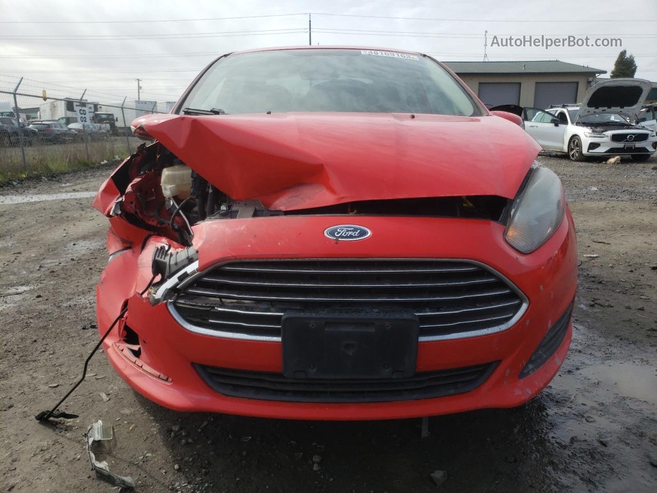 2015 Ford Fiesta Se Red vin: 3FADP4BJ9FM214054