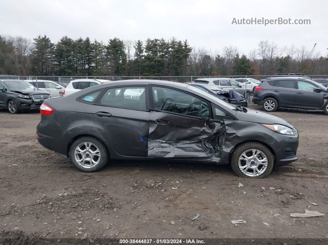 2015 Ford Fiesta Se Gray vin: 3FADP4BJ9FM222882