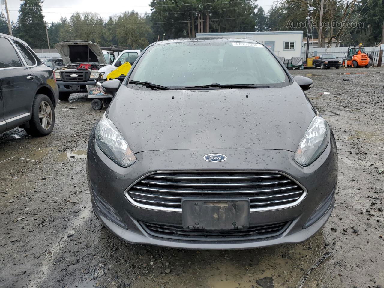 2016 Ford Fiesta Se Gray vin: 3FADP4BJ9GM111525