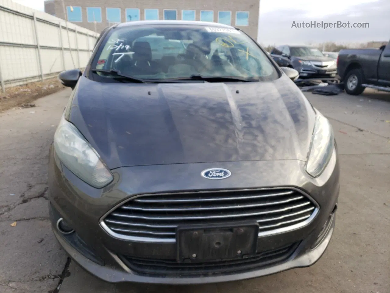 2016 Ford Fiesta Se Gray vin: 3FADP4BJ9GM178822