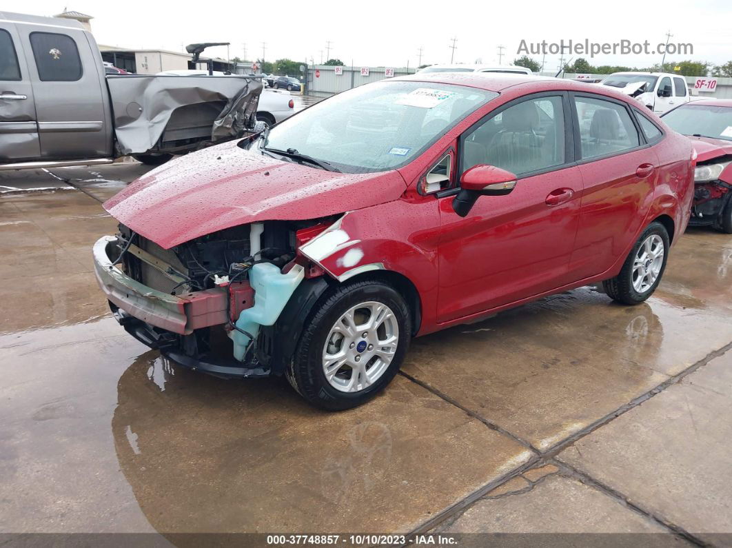 2016 Ford Fiesta Se Red vin: 3FADP4BJ9GM193269